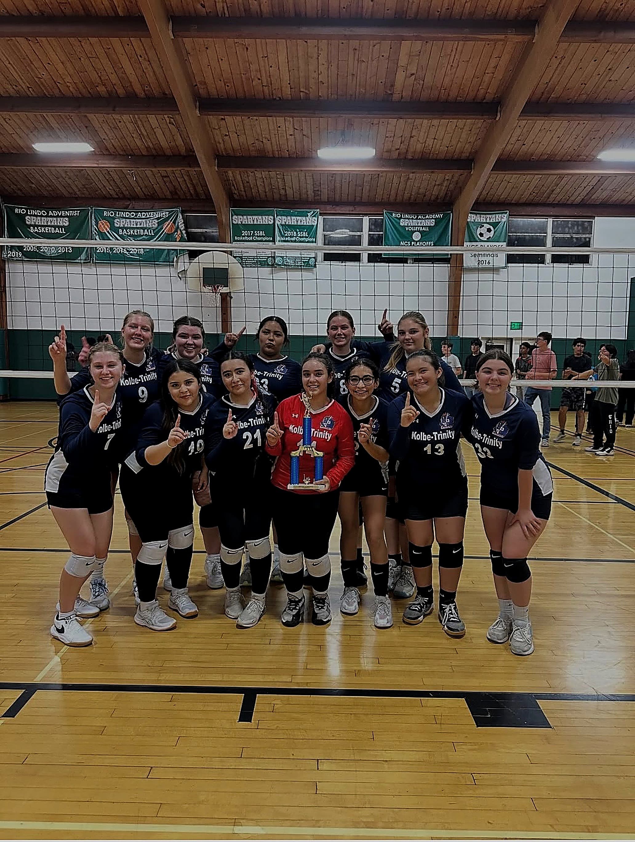 2025-26 Girls Varsity Volleyball — Fall Champions