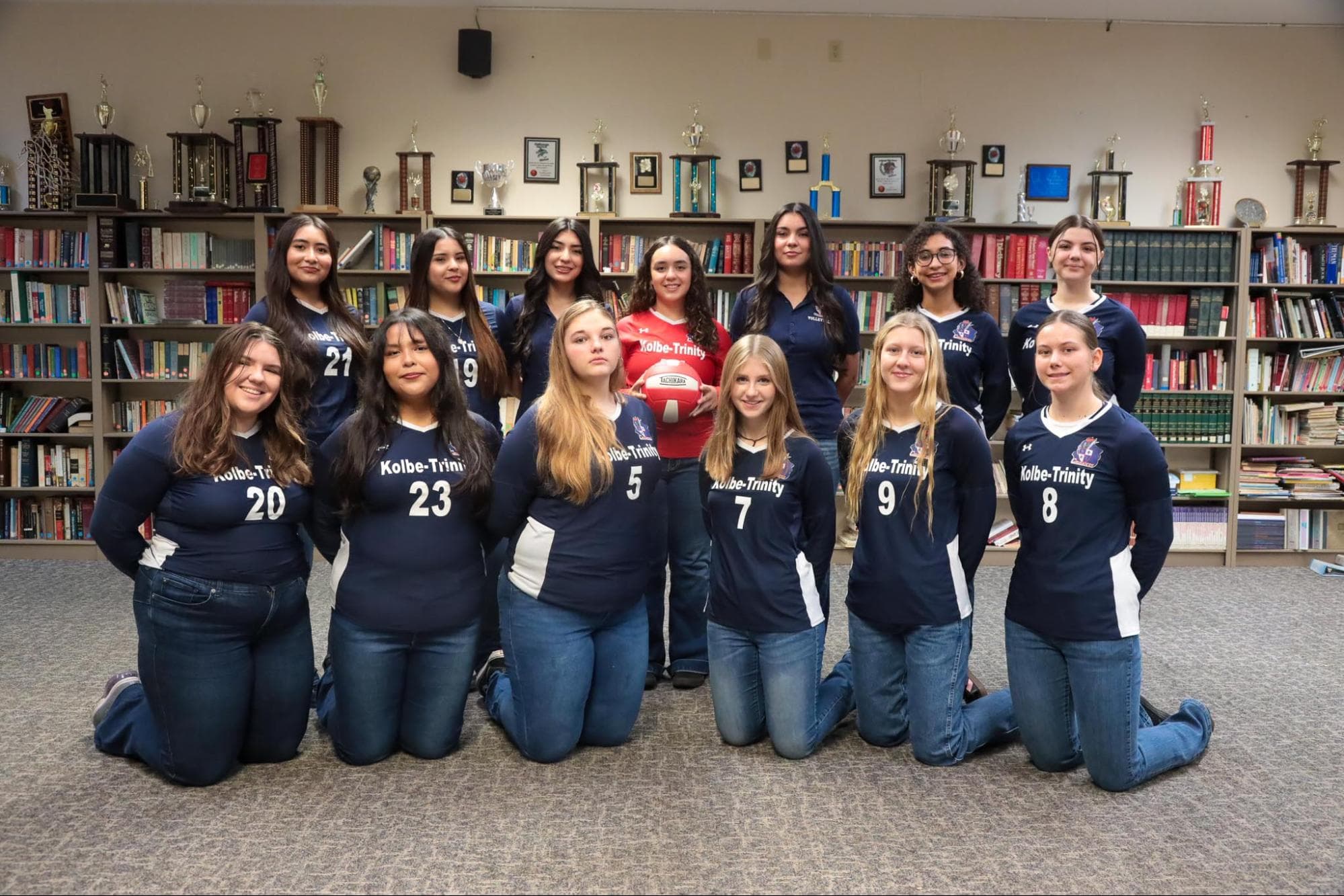 Varsity volleyball prepares for the fall season.